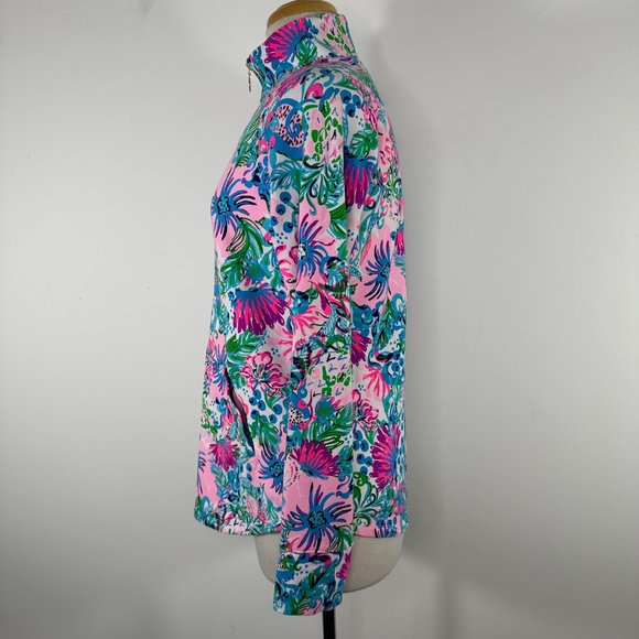 New Lilly Pulitzer Skipper Popover Mandevilla Baby Paradise Petals S Small - Picture 9 of 16